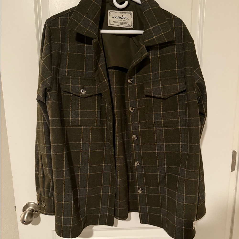 Wonderly Green Plaid Jacket